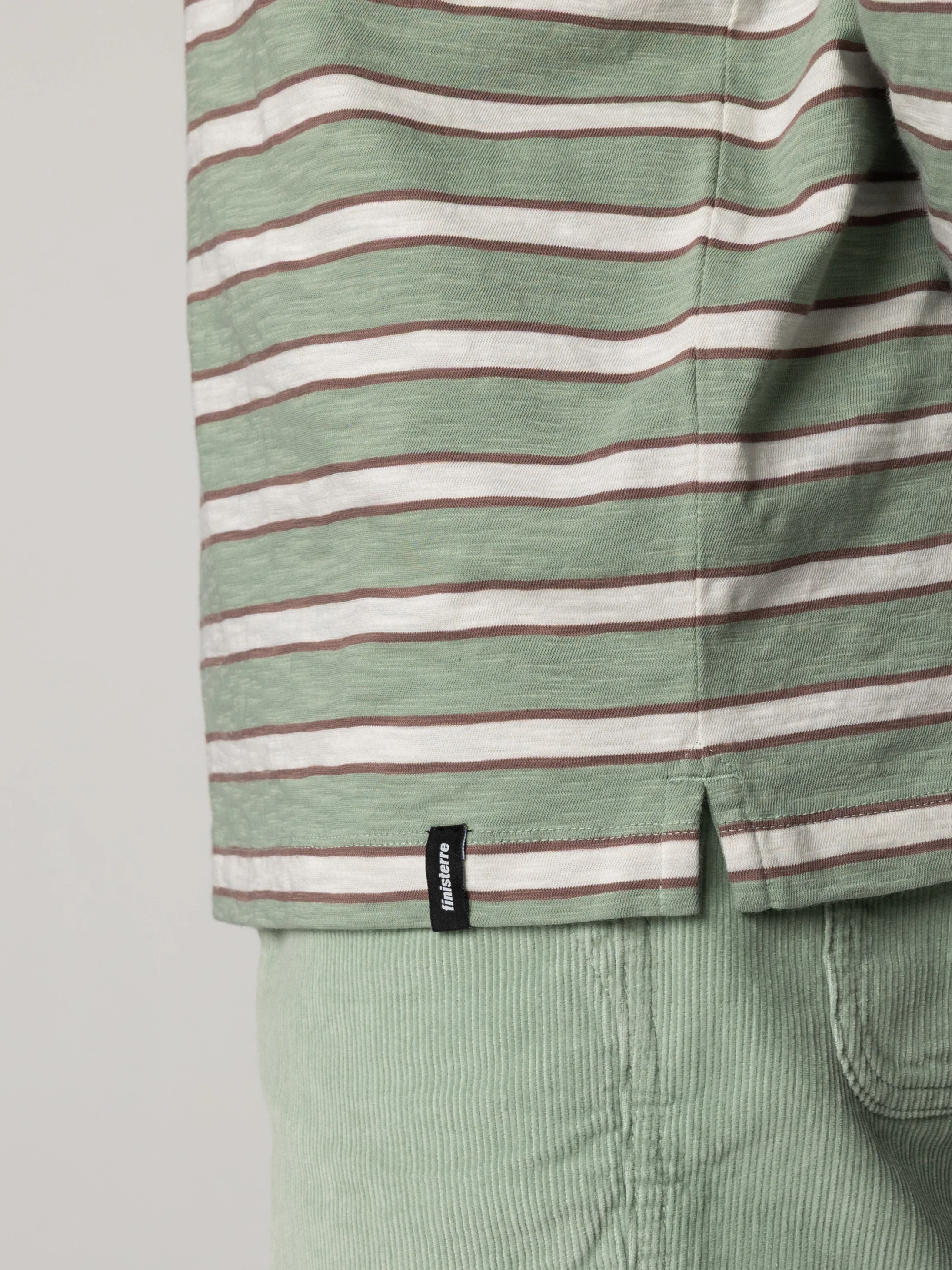 Men's Channel Stripe Long Sleeve T-Shirt - Image 5