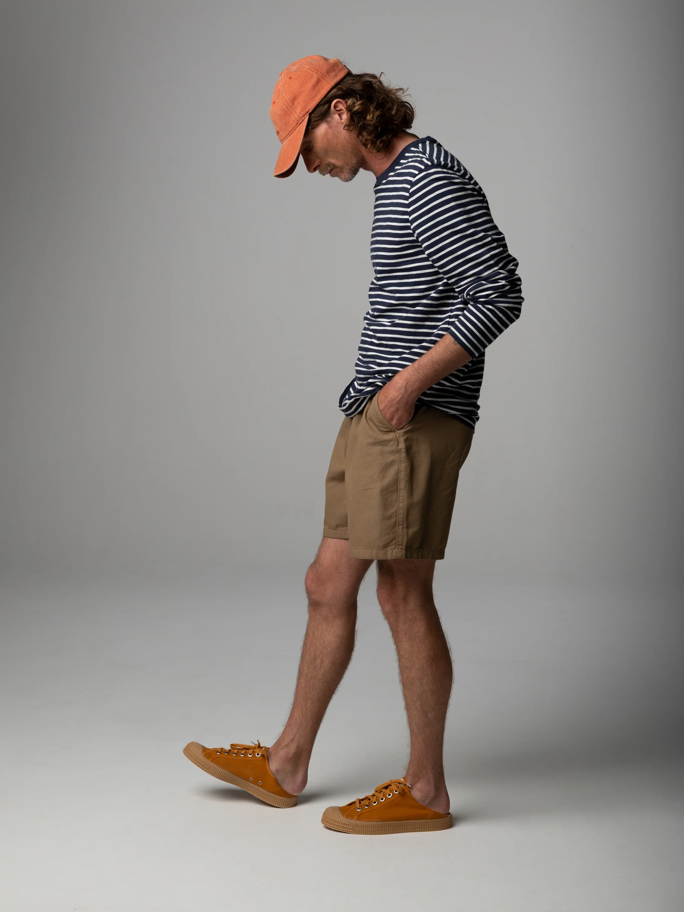 Men's Channel Stripe Long Sleeve T-Shirt - Image 5