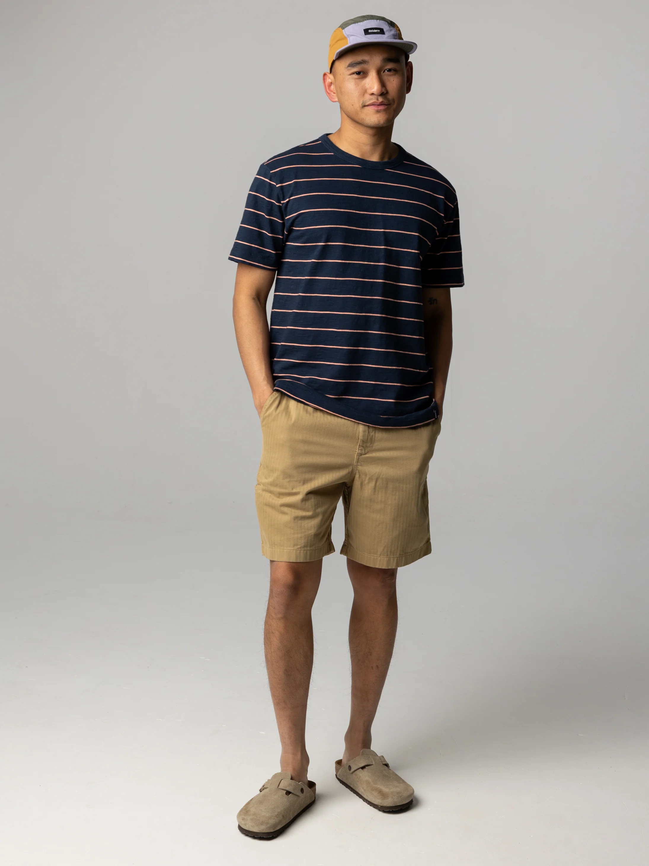 Men's Channel Stripe Short Sleeve T-Shirt - Image 2