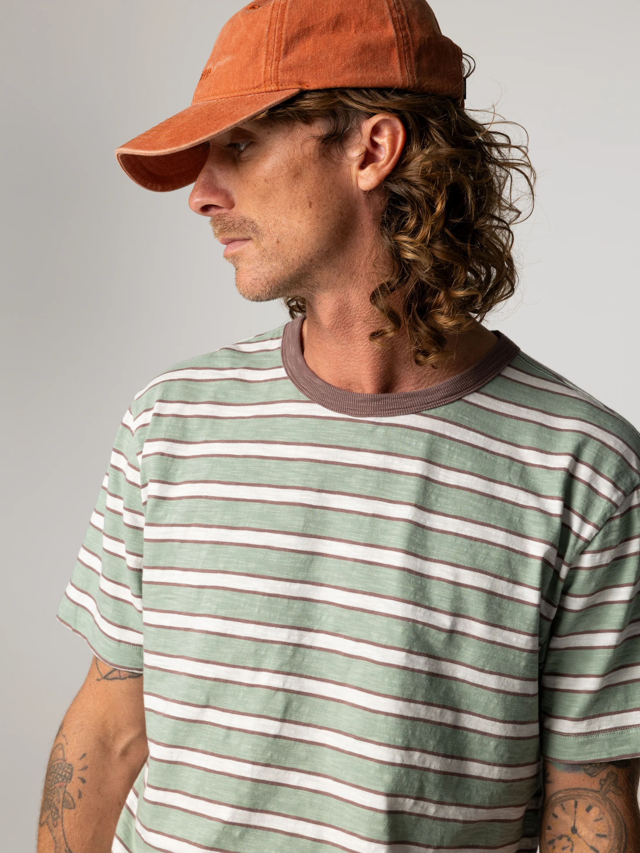 Men's Channel Stripe Short Sleeve T-Shirt - Image 3