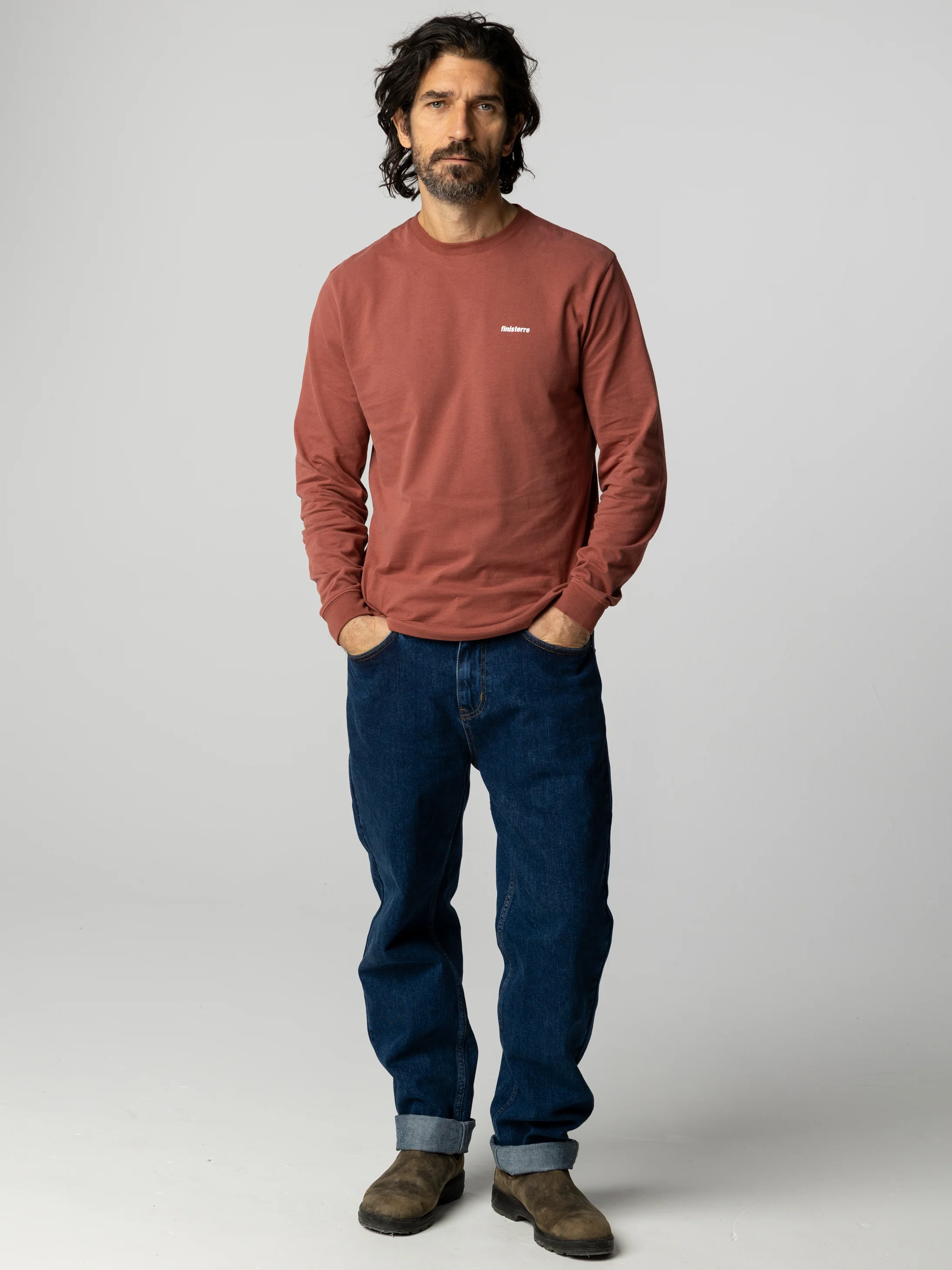 Men's Harlyn Logo Long Sleeve T-Shirt - Image 3