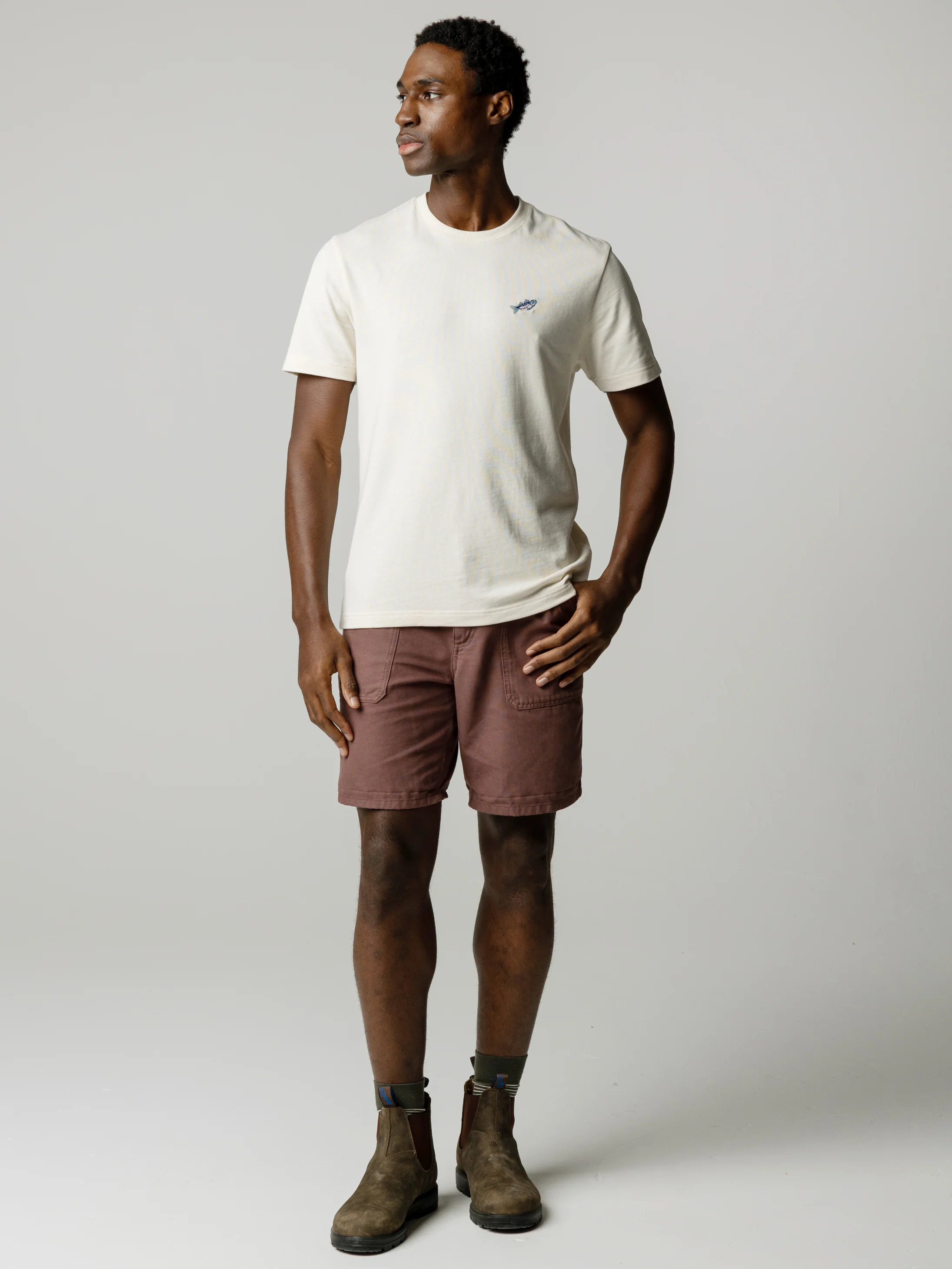 Men's Orca Embroidery T-Shirt - Image 3