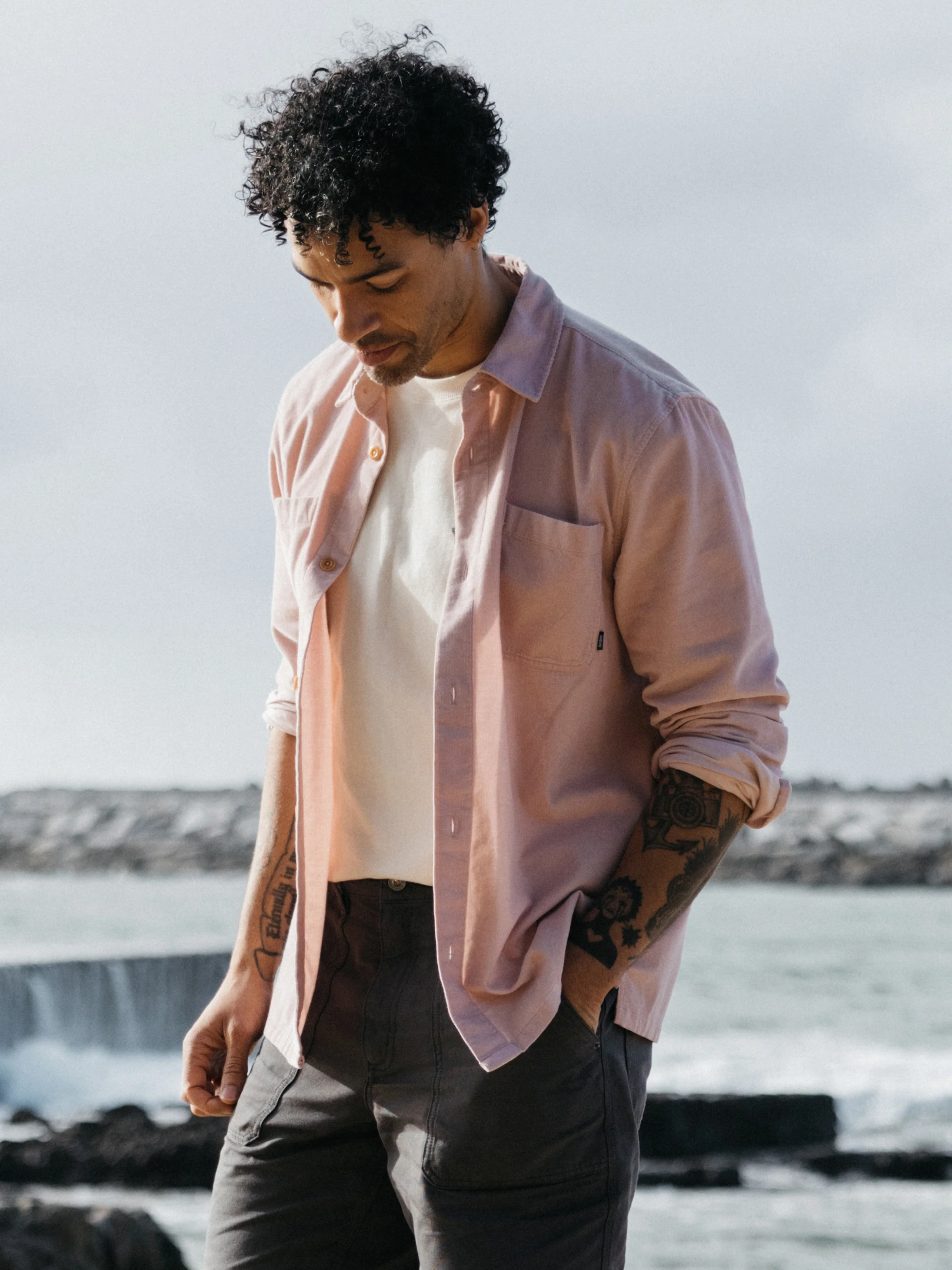 Men's Sunset Pincord Shirt - Image 2