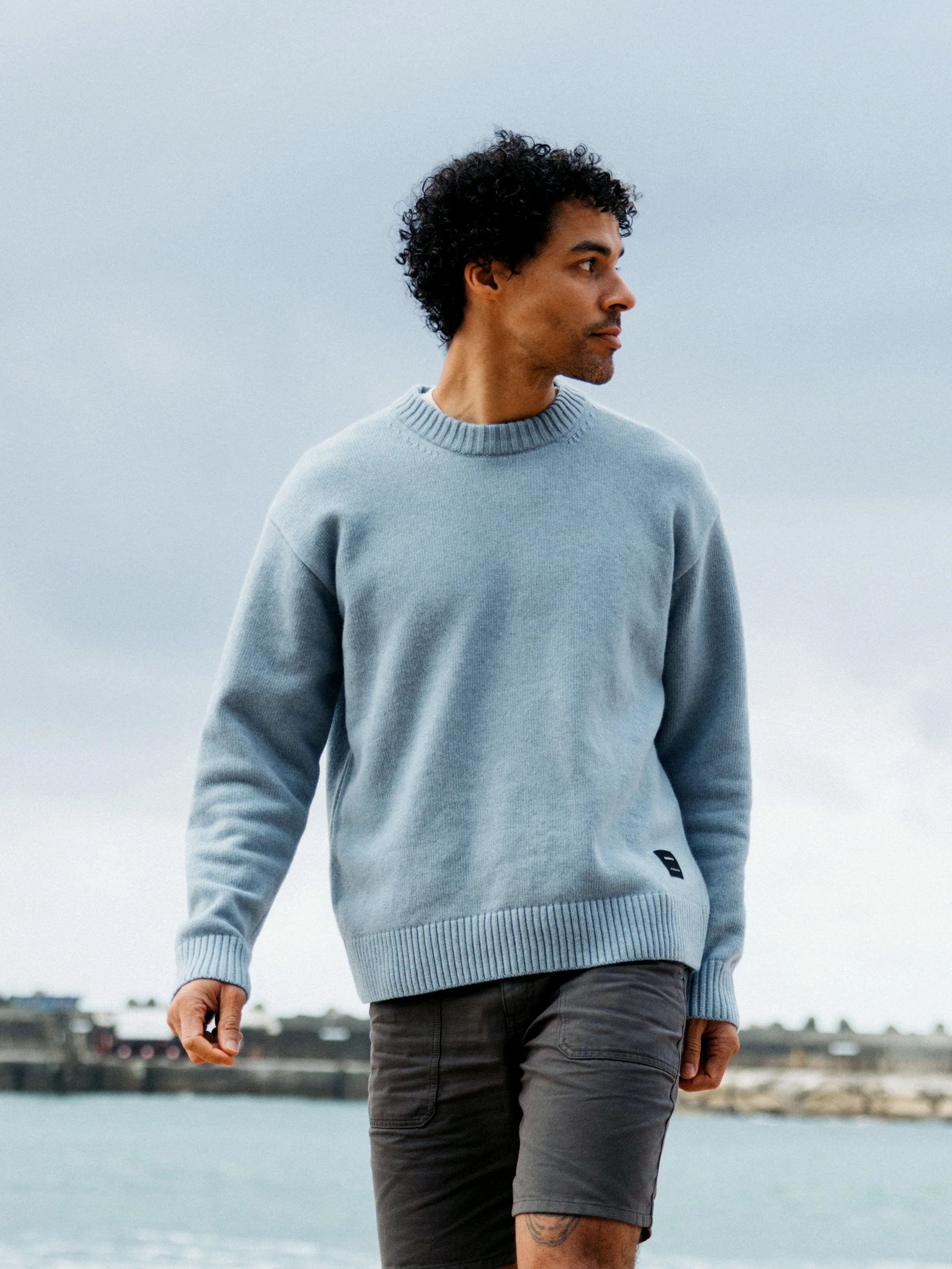 Men's Escall Crew Neck Knit Jumper - Image 2