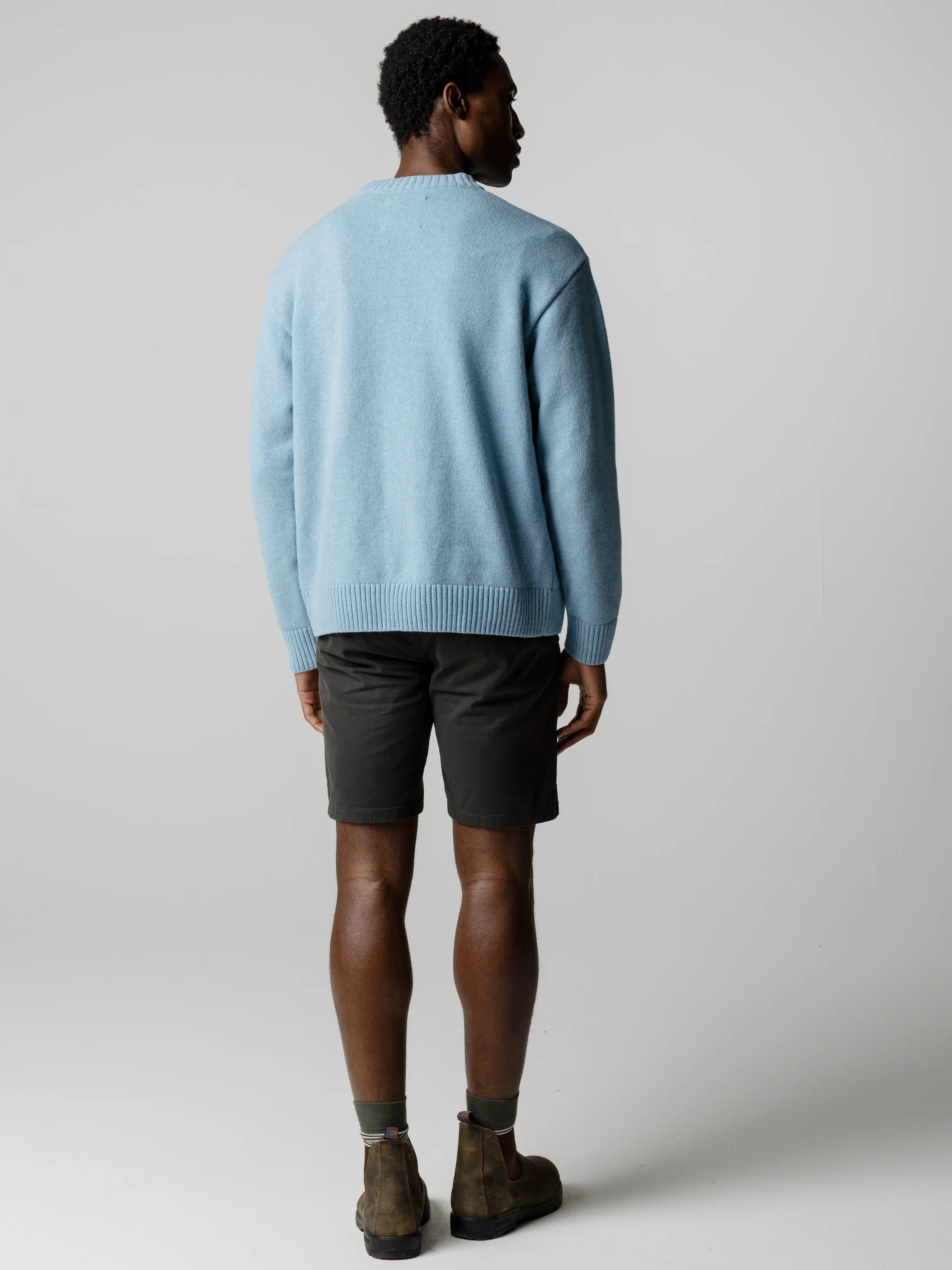 Men's Escall Crew Neck Knit Jumper - Image 5