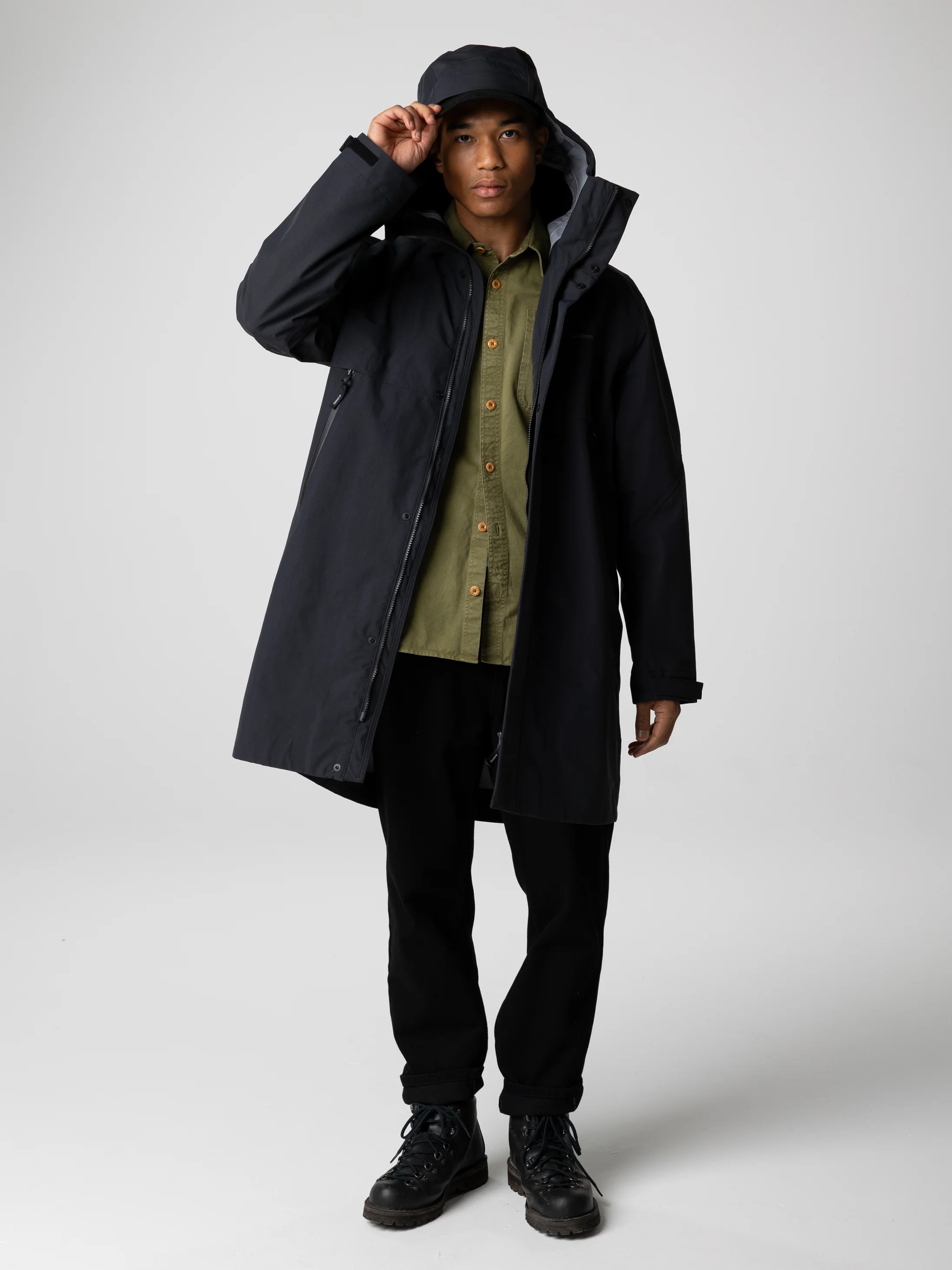 Men's Longline Stormbird Waterproof Jacket - Image 3