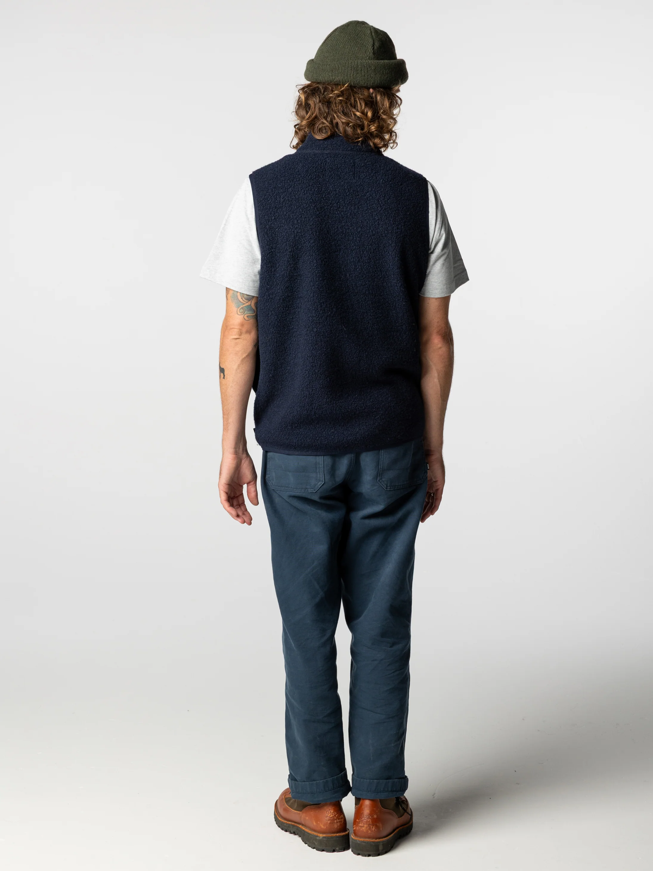 Men's Portell Wool Fleece Gilet - Image 5