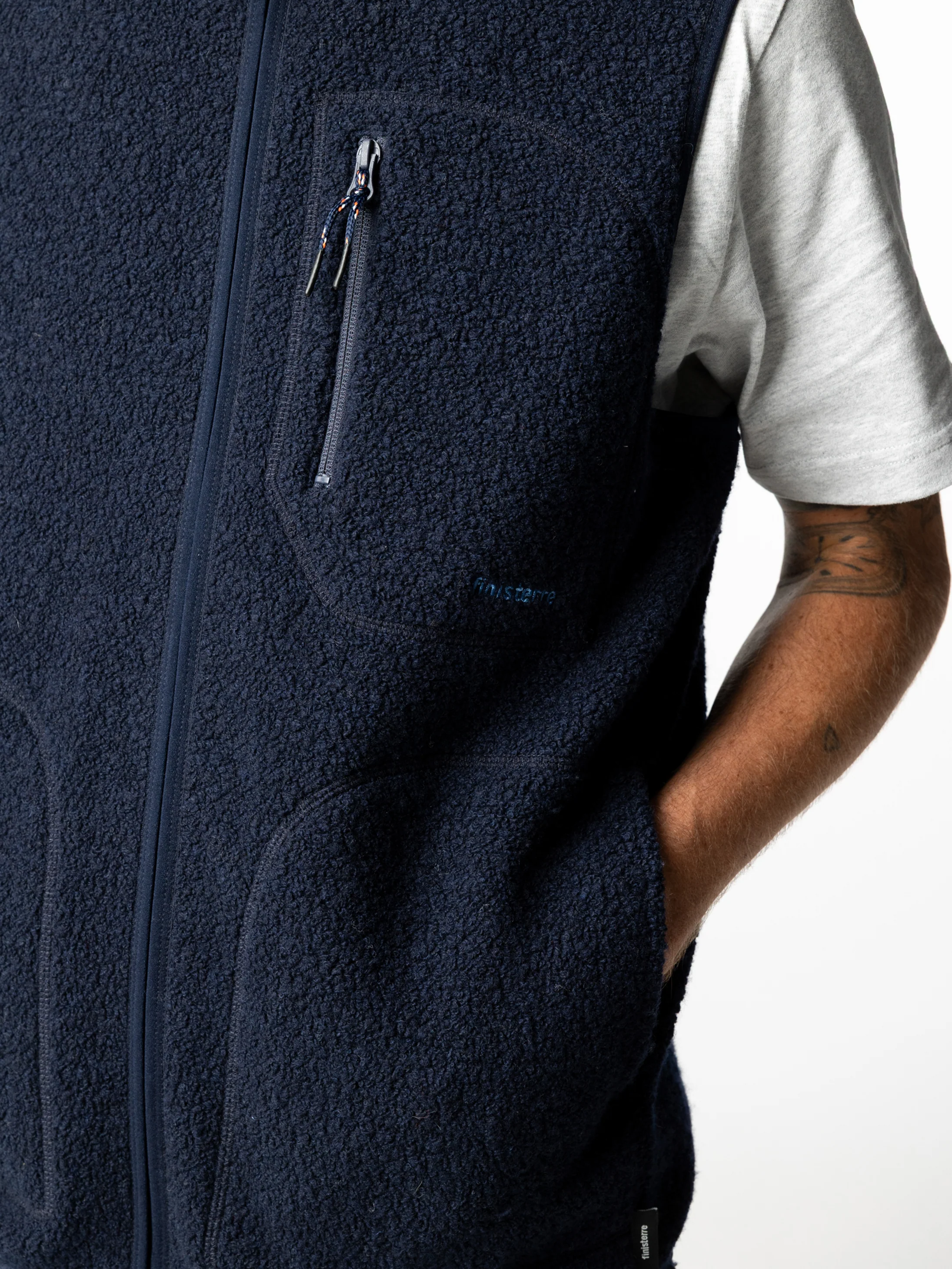 Men's Portell Wool Fleece Gilet - Image 6