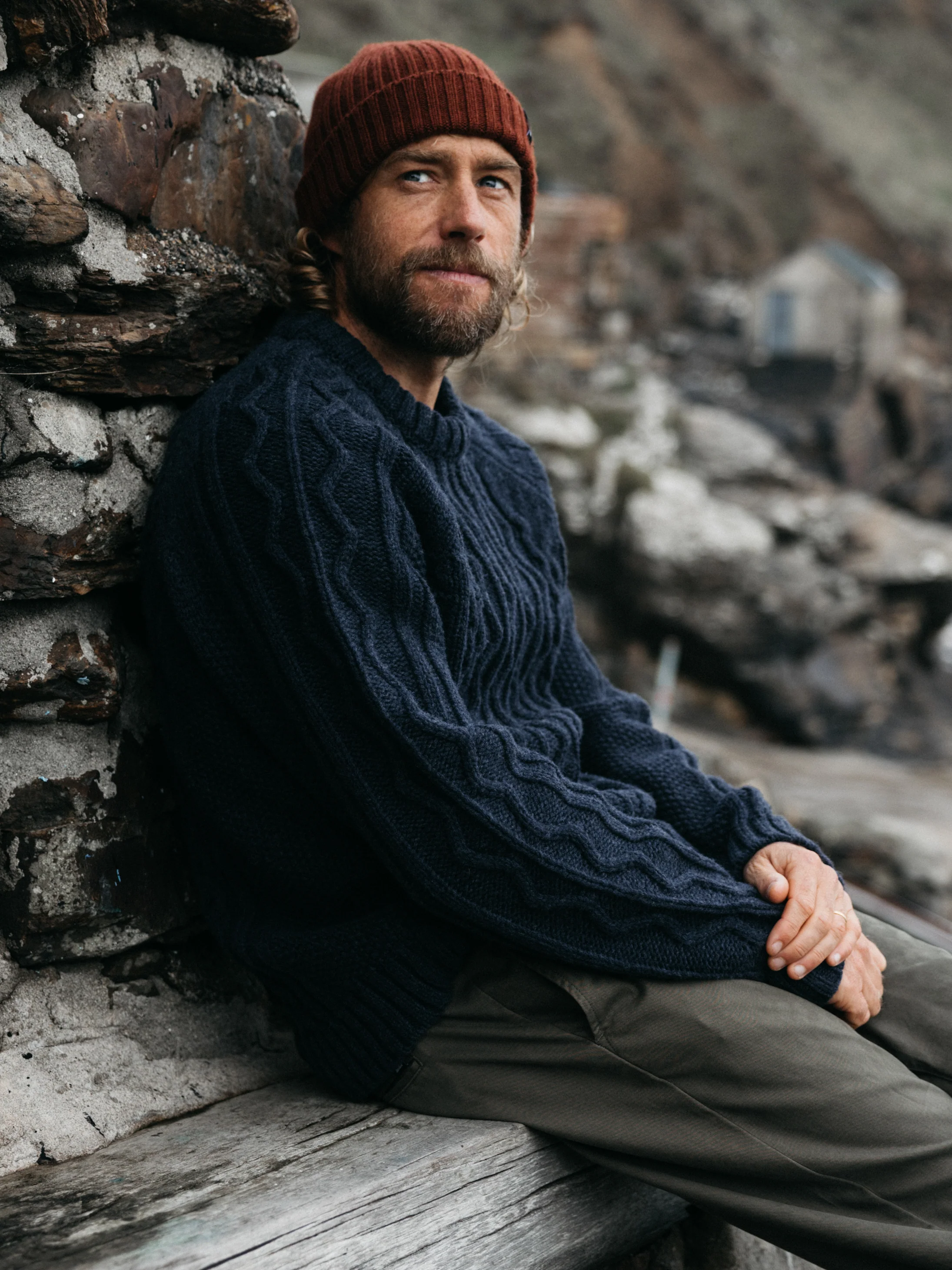 Men's Nova Aran Knit Jumper - Image 6