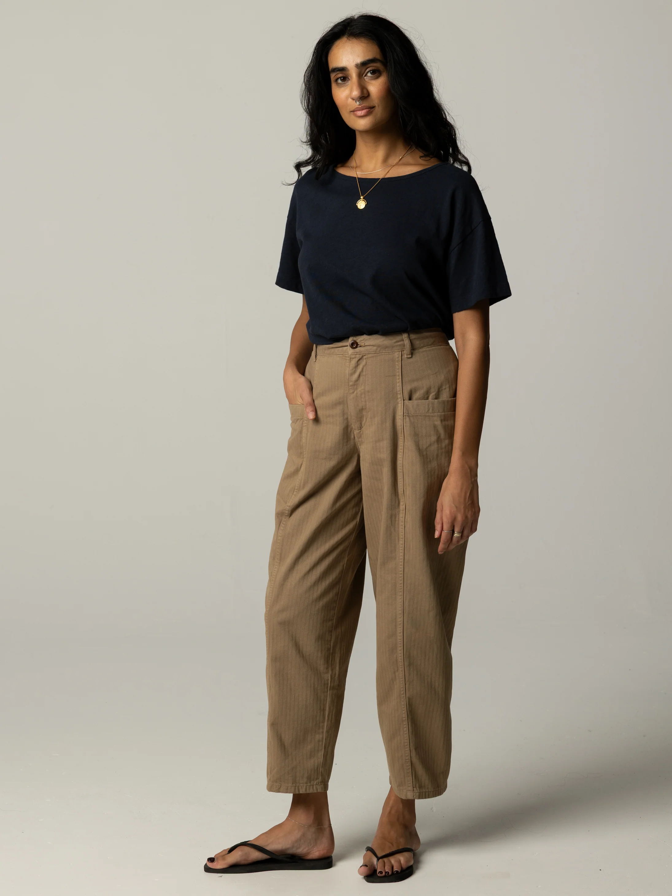 Women's Croft Workwear Barrel Trouser - Image 4