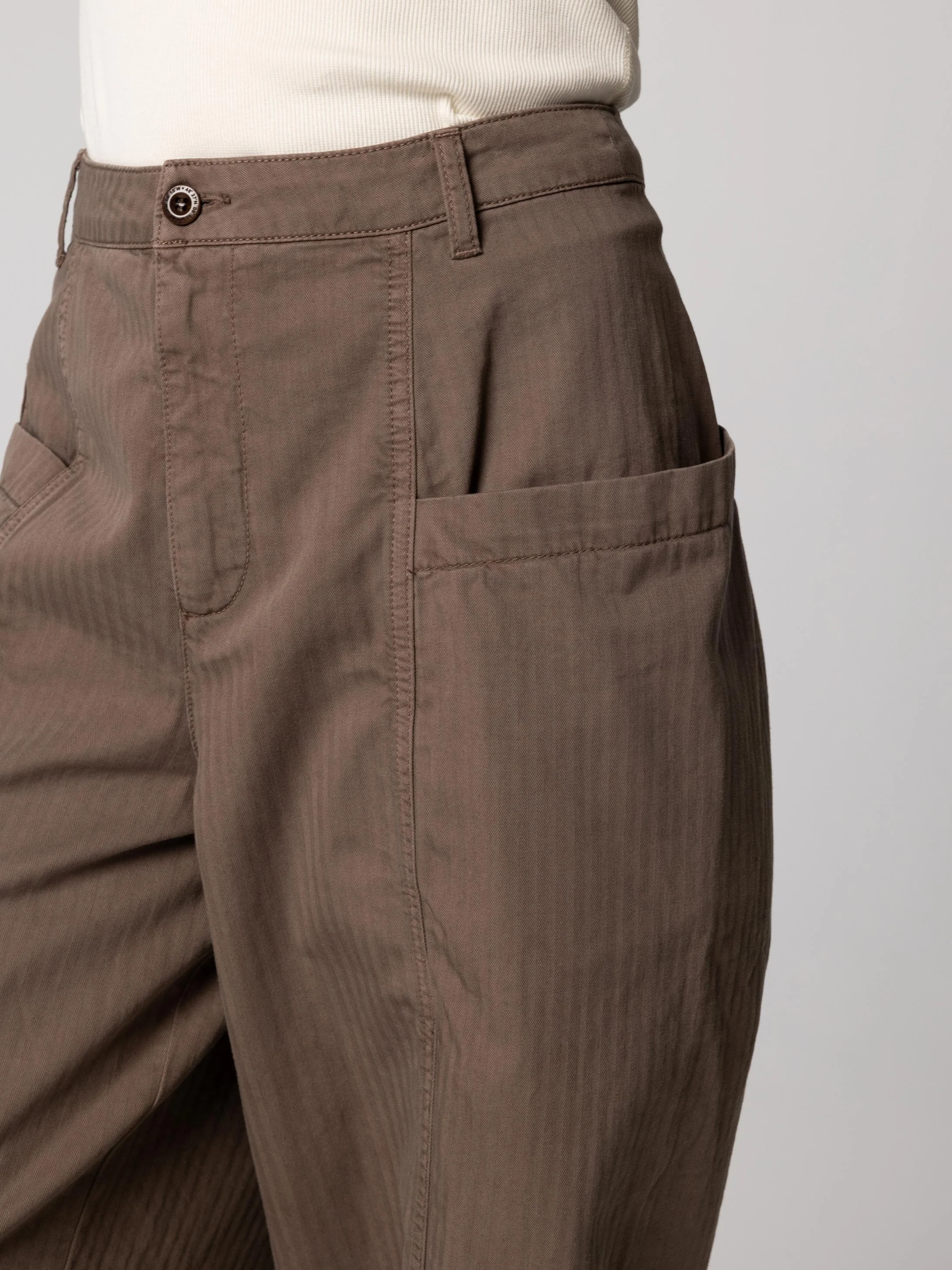 Women's Croft Workwear Barrel Trouser - Image 6