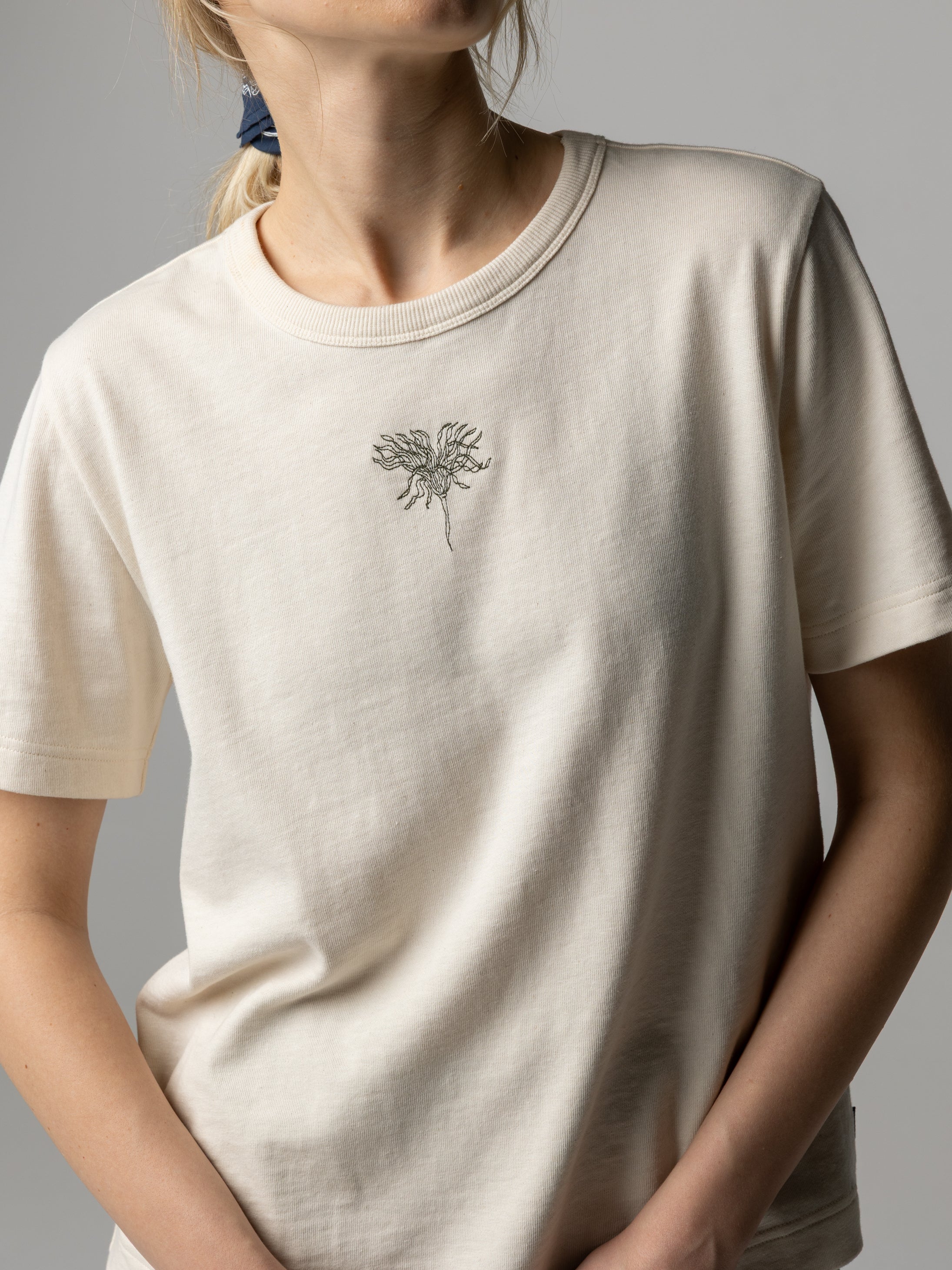 Women's Floral Marine Orca T-Shirt - Image 2