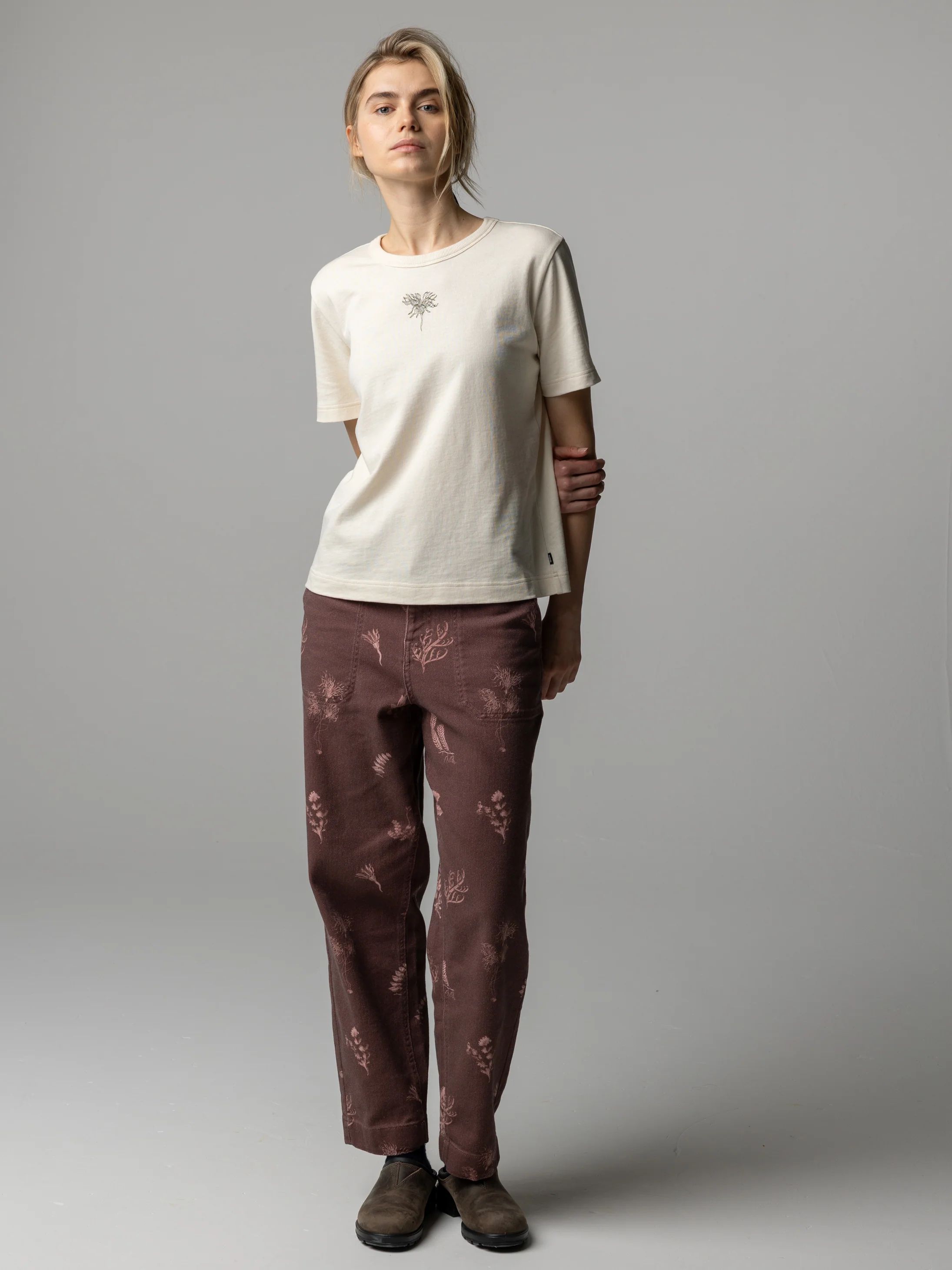 Women's Floral Marine Orca T-Shirt - Image 3