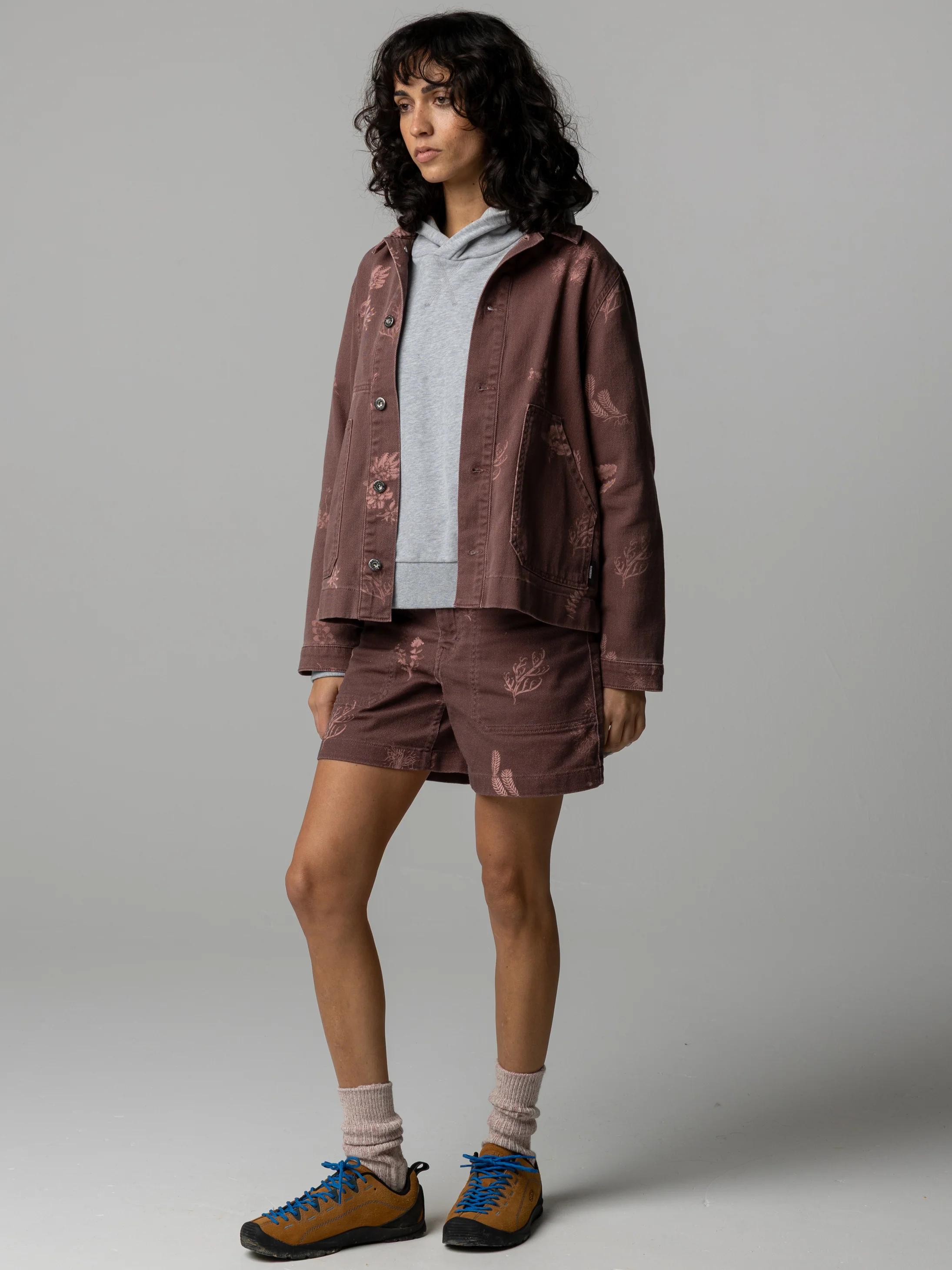 Women's Floral Marine Yarrel Printed Jacket - Image 4