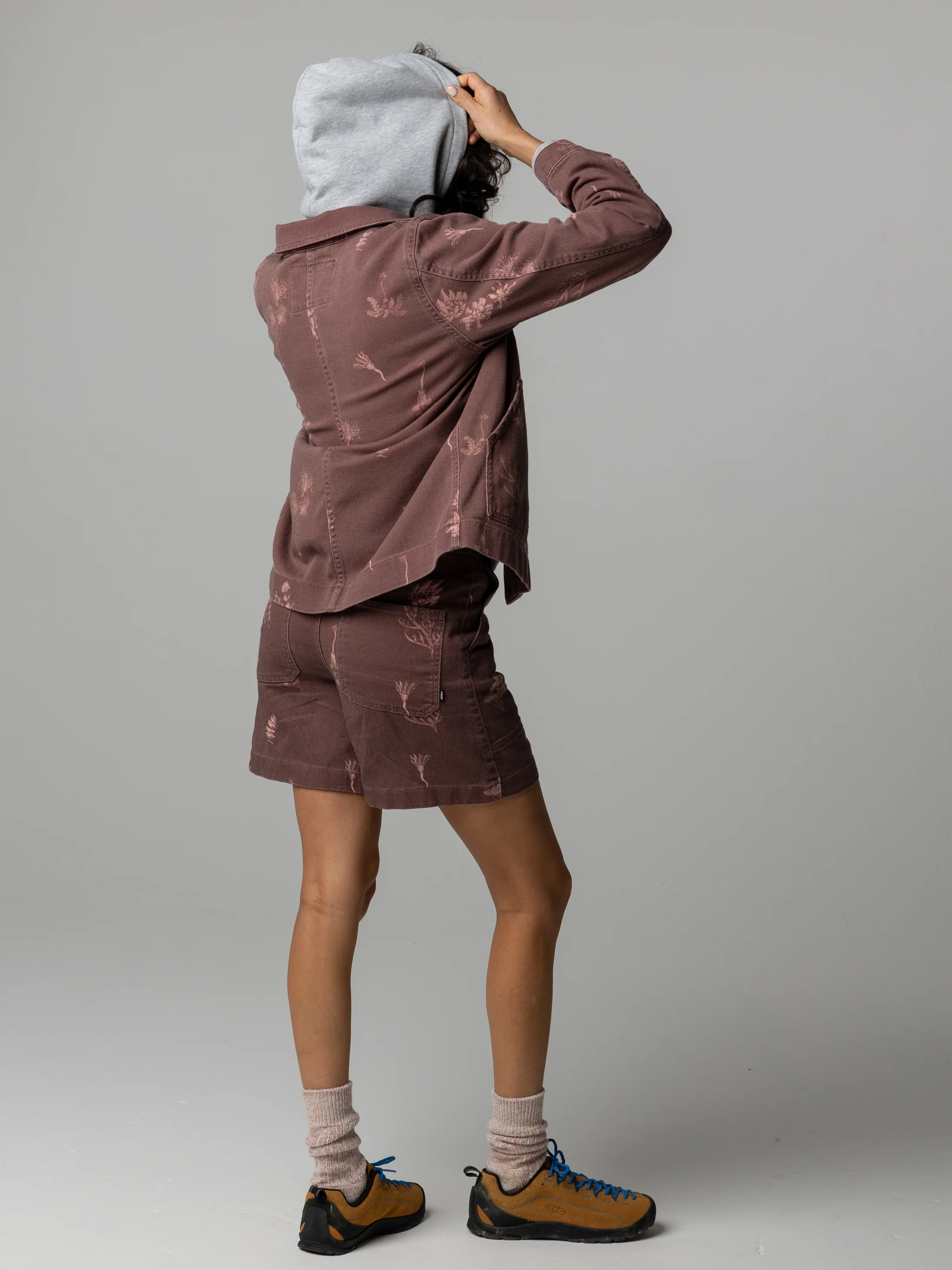 Women's Floral Marine Yarrel Printed Jacket - Image 5