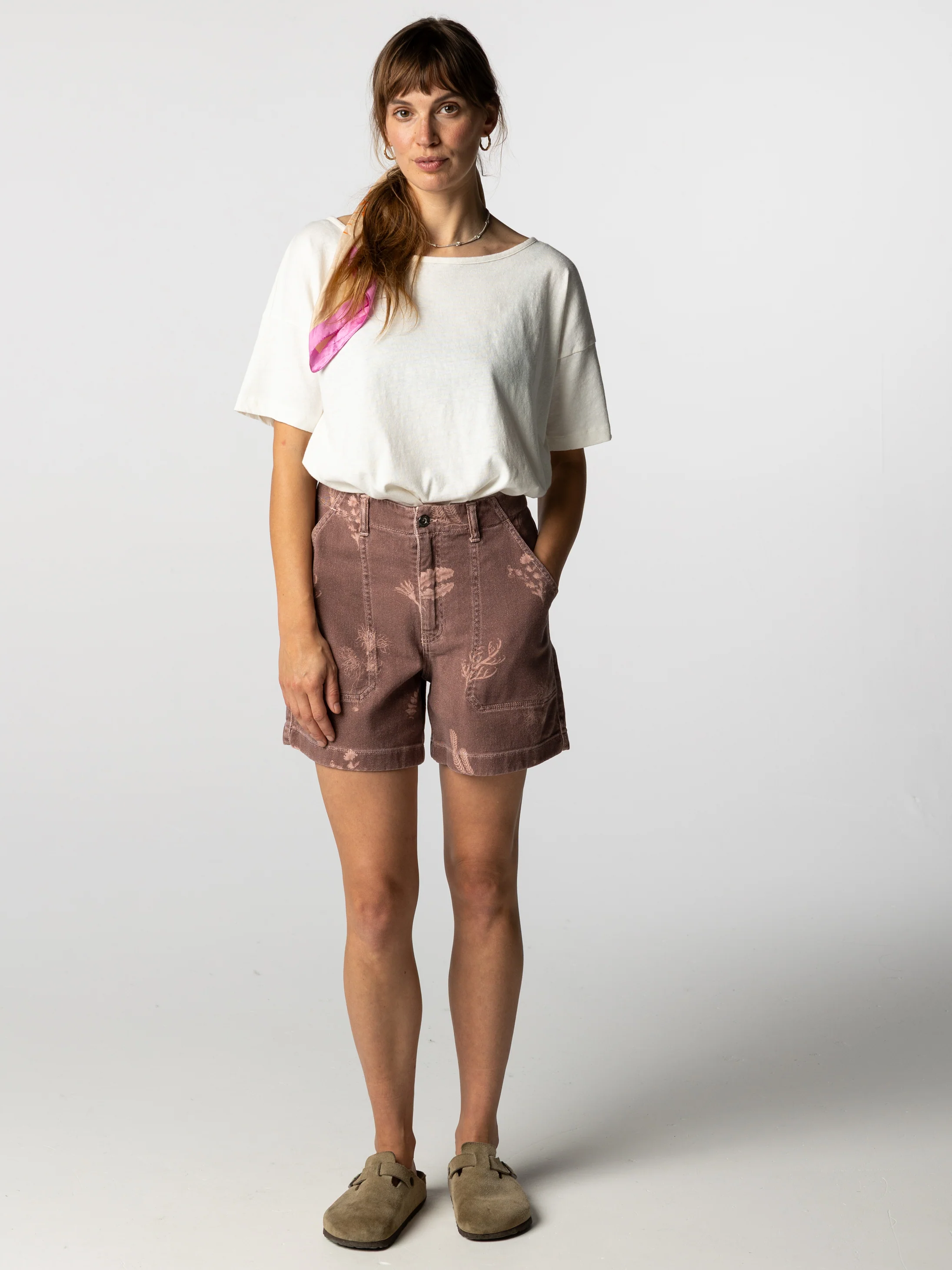 Women's Floral Marine Yarrel Printed Short - Image 4