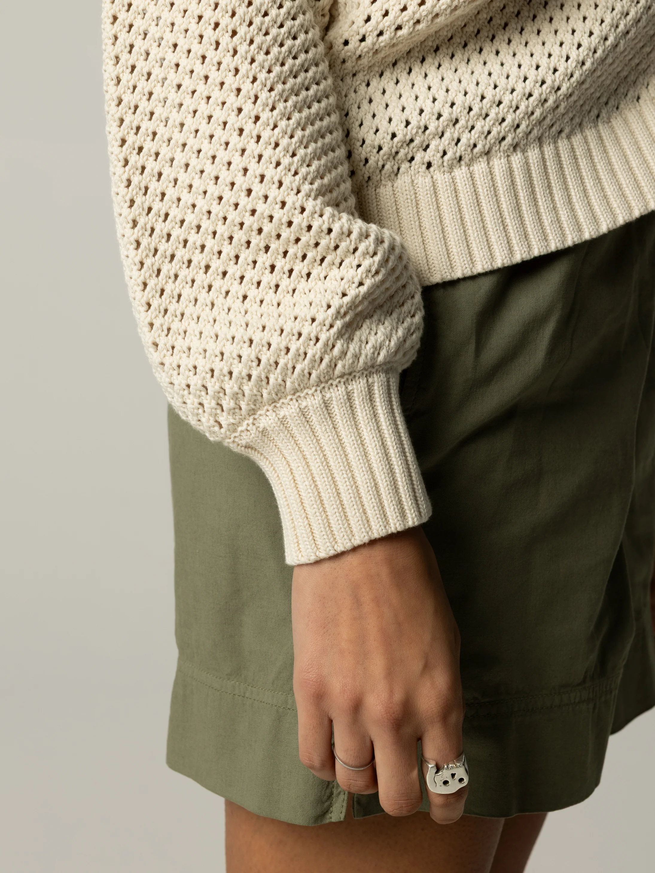 Women's Pol Open Stitch Cardigan - Image 6