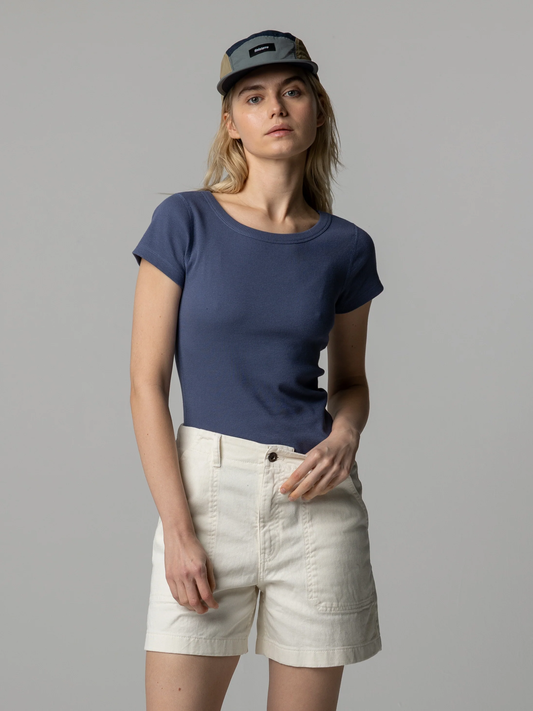 Women's Powes Ribbed T-Shirt - Image 3