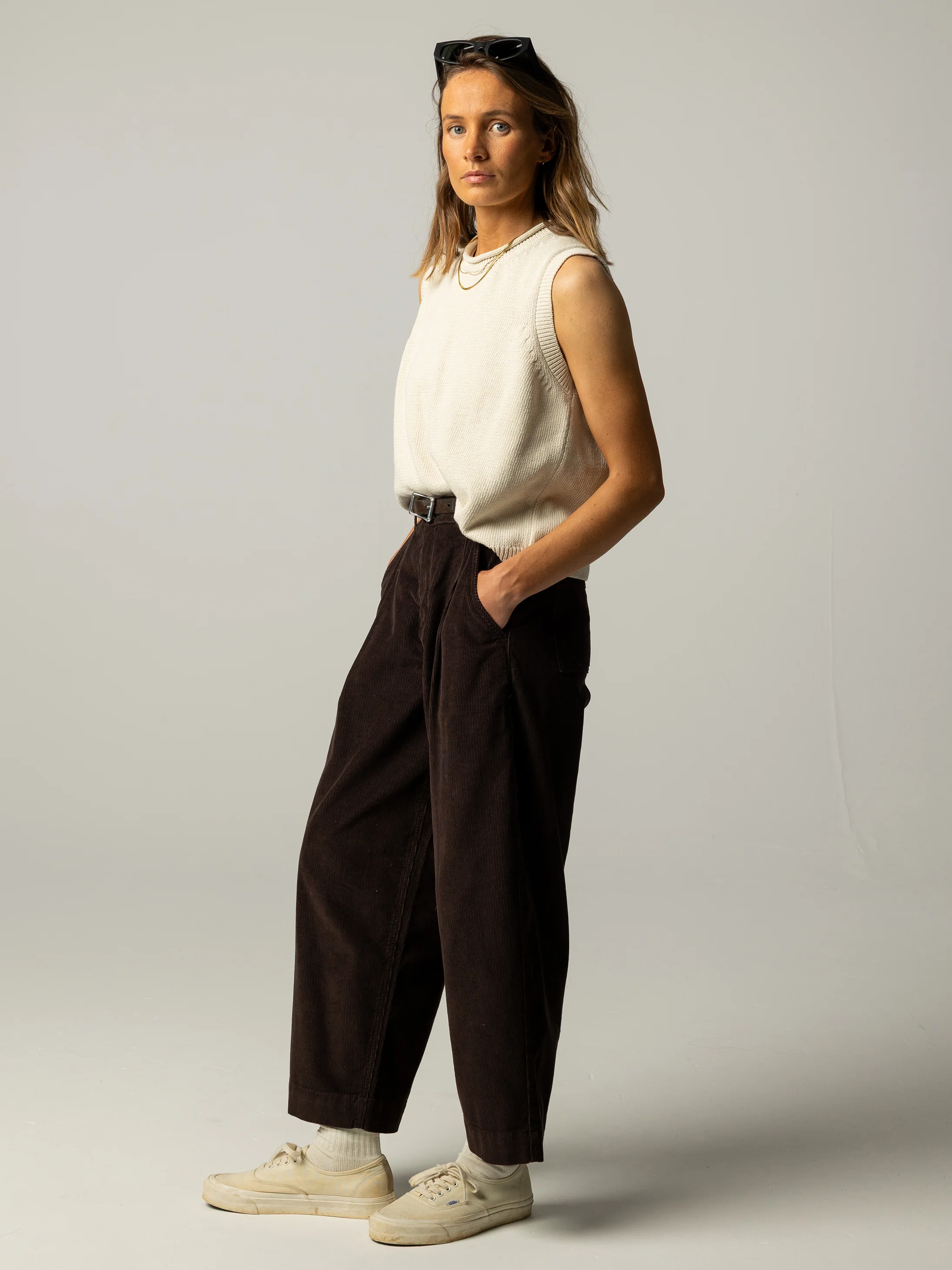 Women's Studio Light Cord Trouser - Image 5