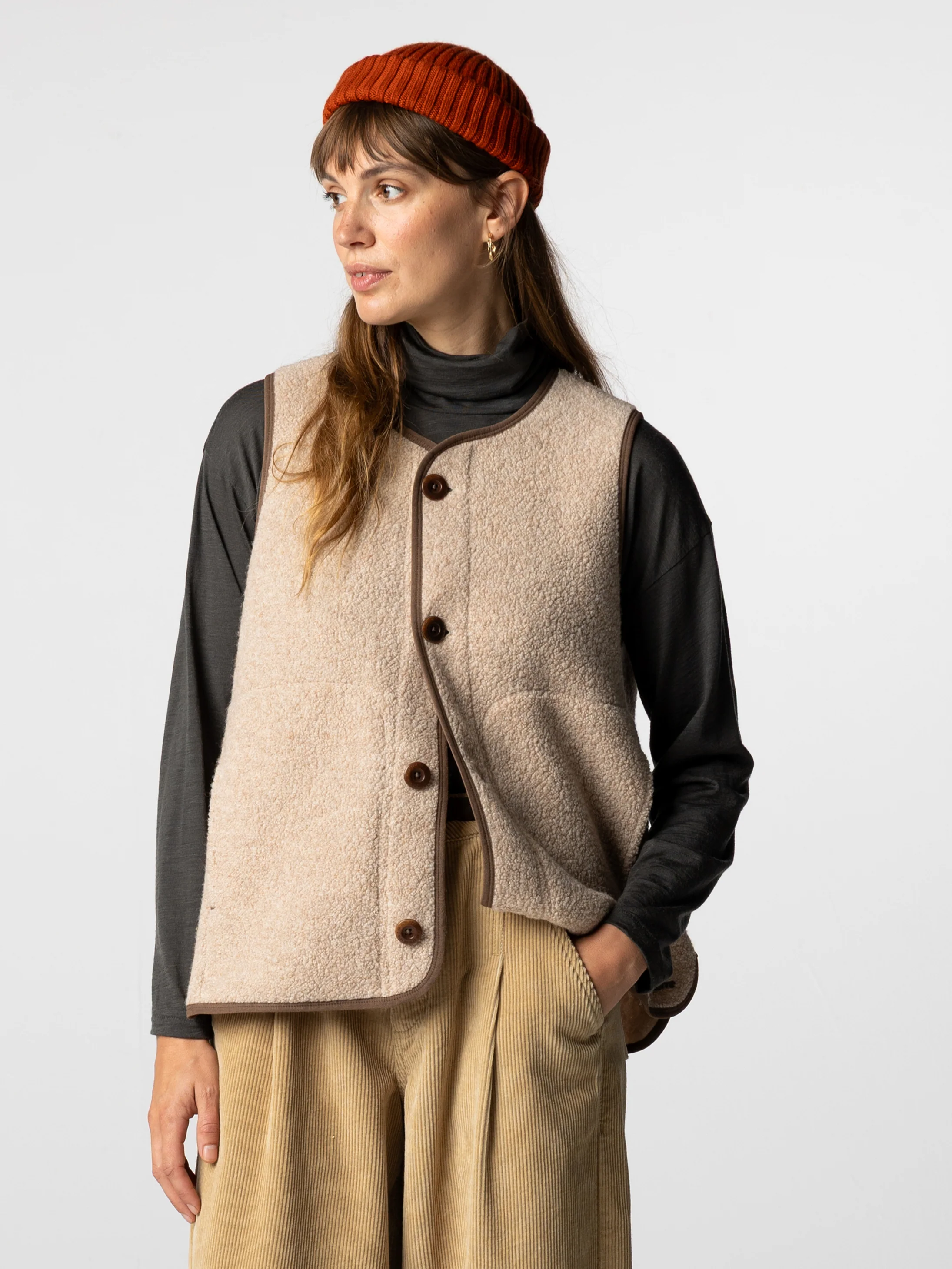 Women's Elowen Fleece Gilet - Image 4