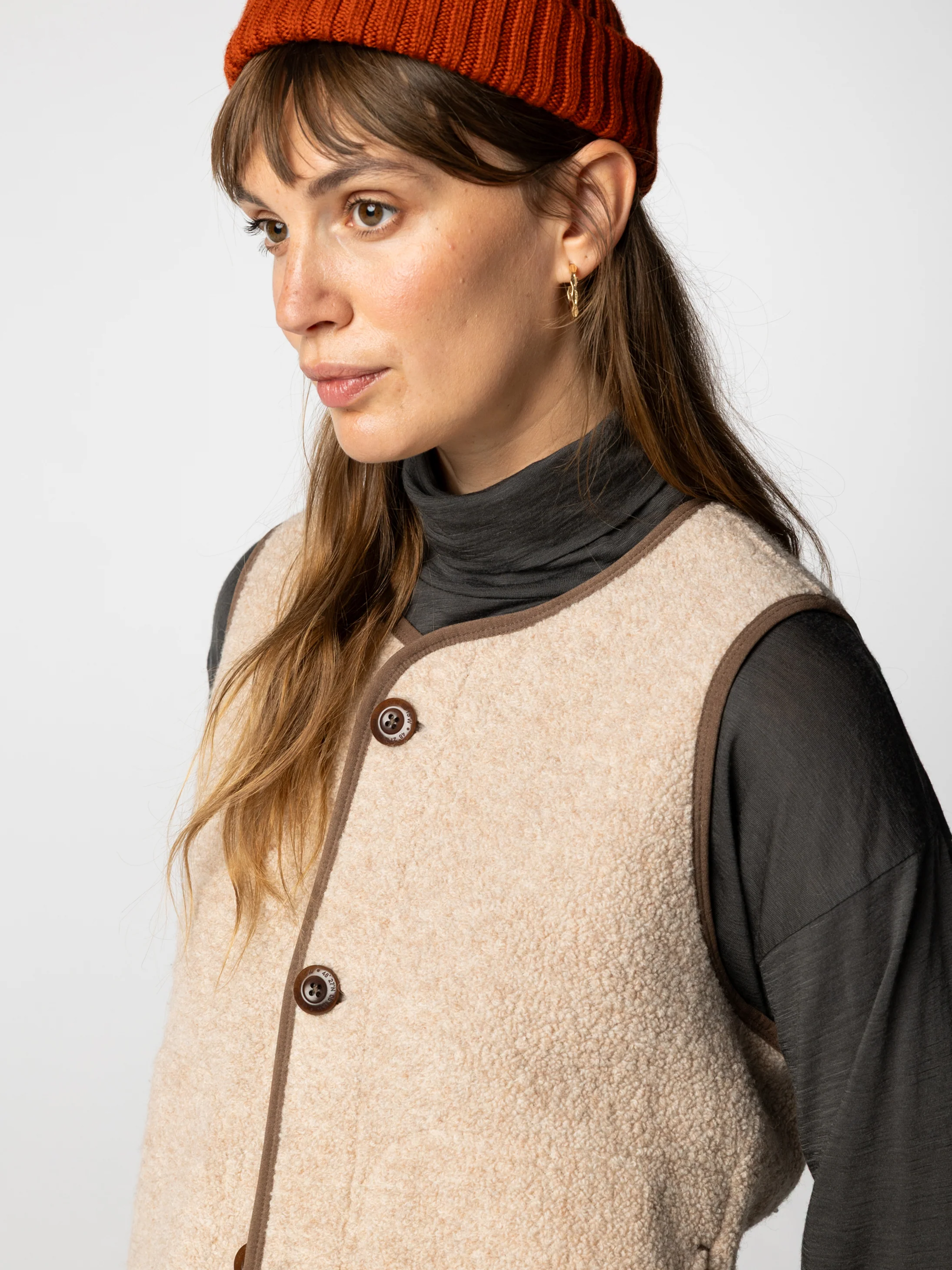 Women's Elowen Fleece Gilet - Image 6
