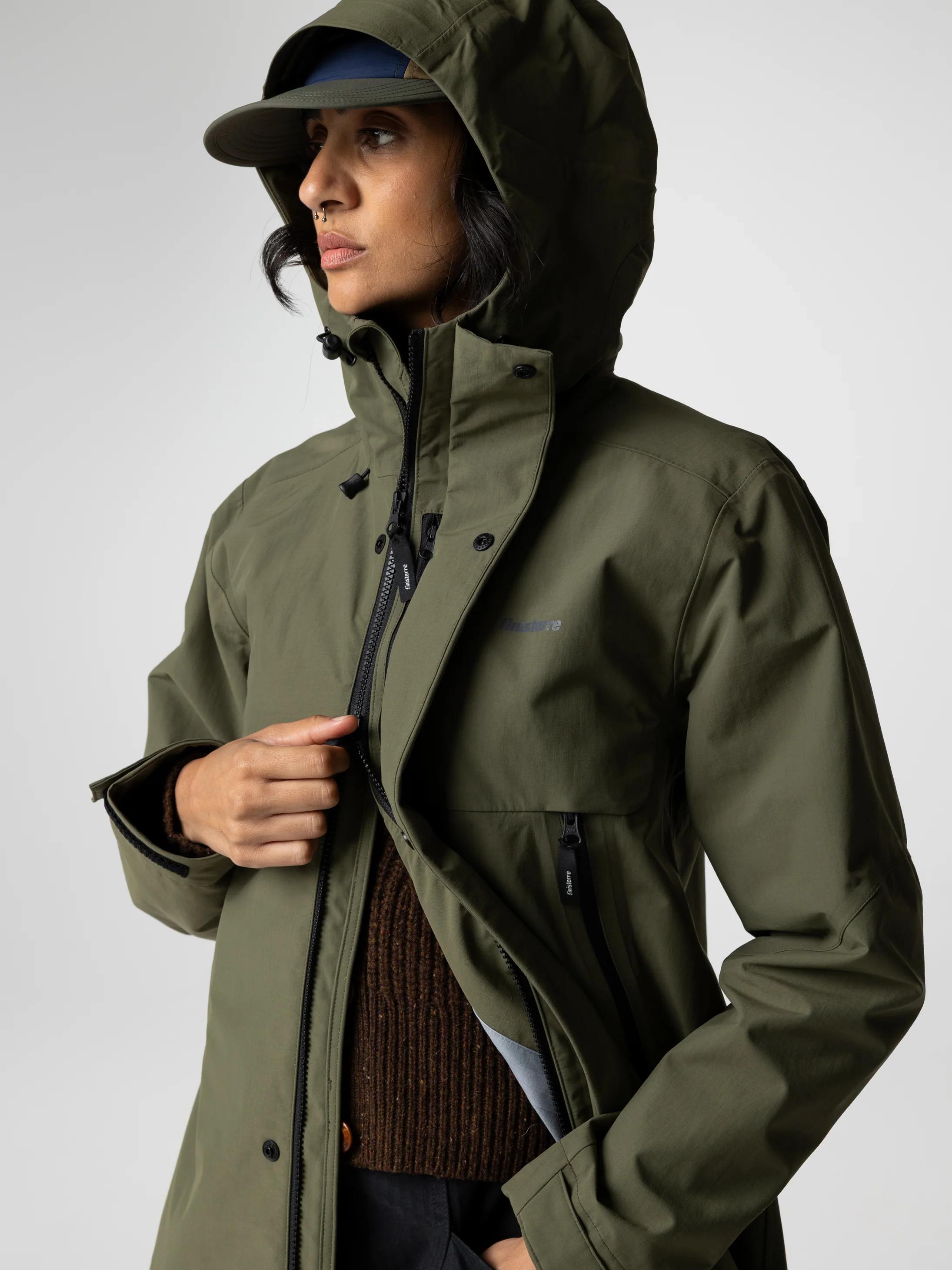 Women's Longline Stormbird Waterproof Jacket - Image 7