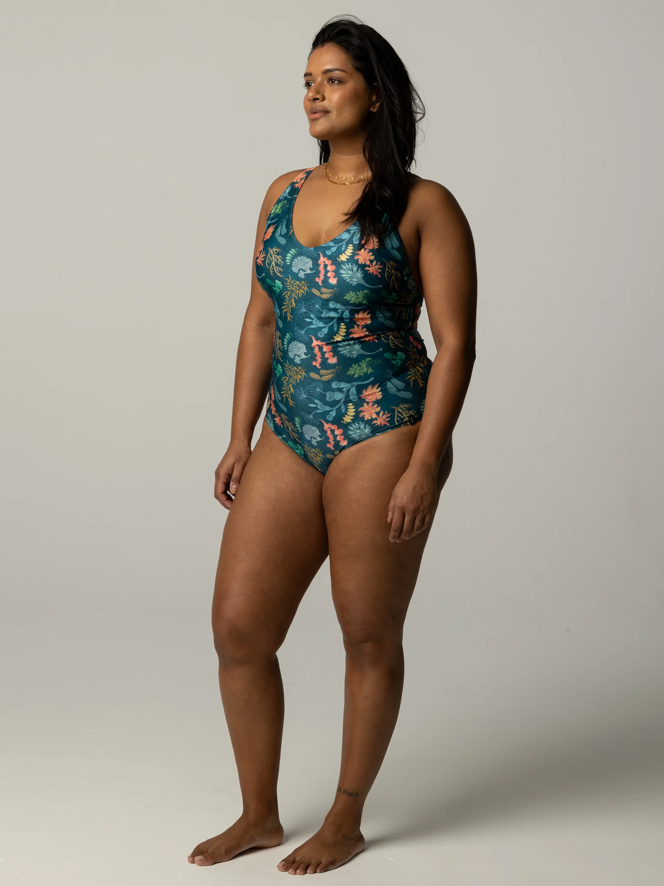 Women's Senara V-Neck Printed Swimsuit - Image 3