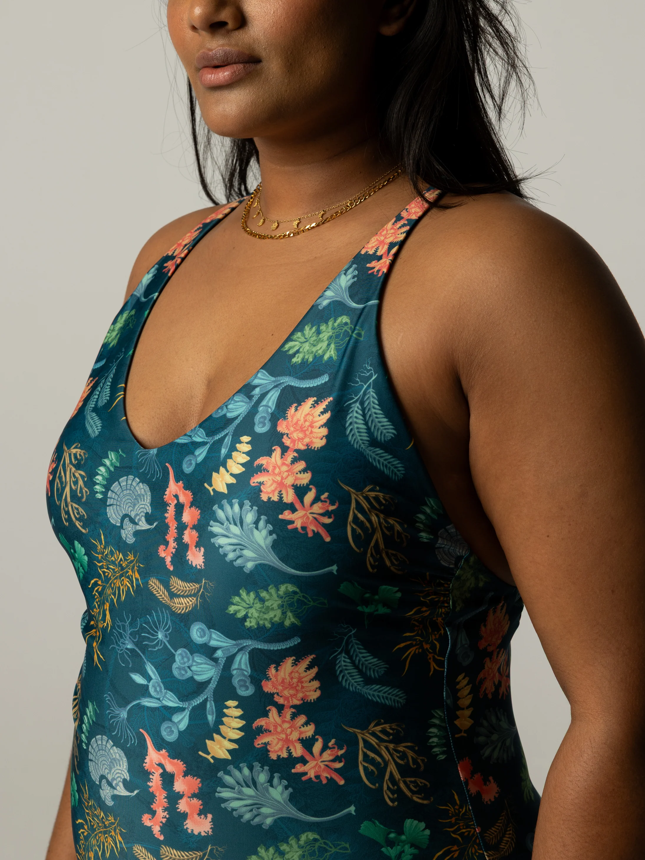 Women's Senara V-Neck Printed Swimsuit - Image 6