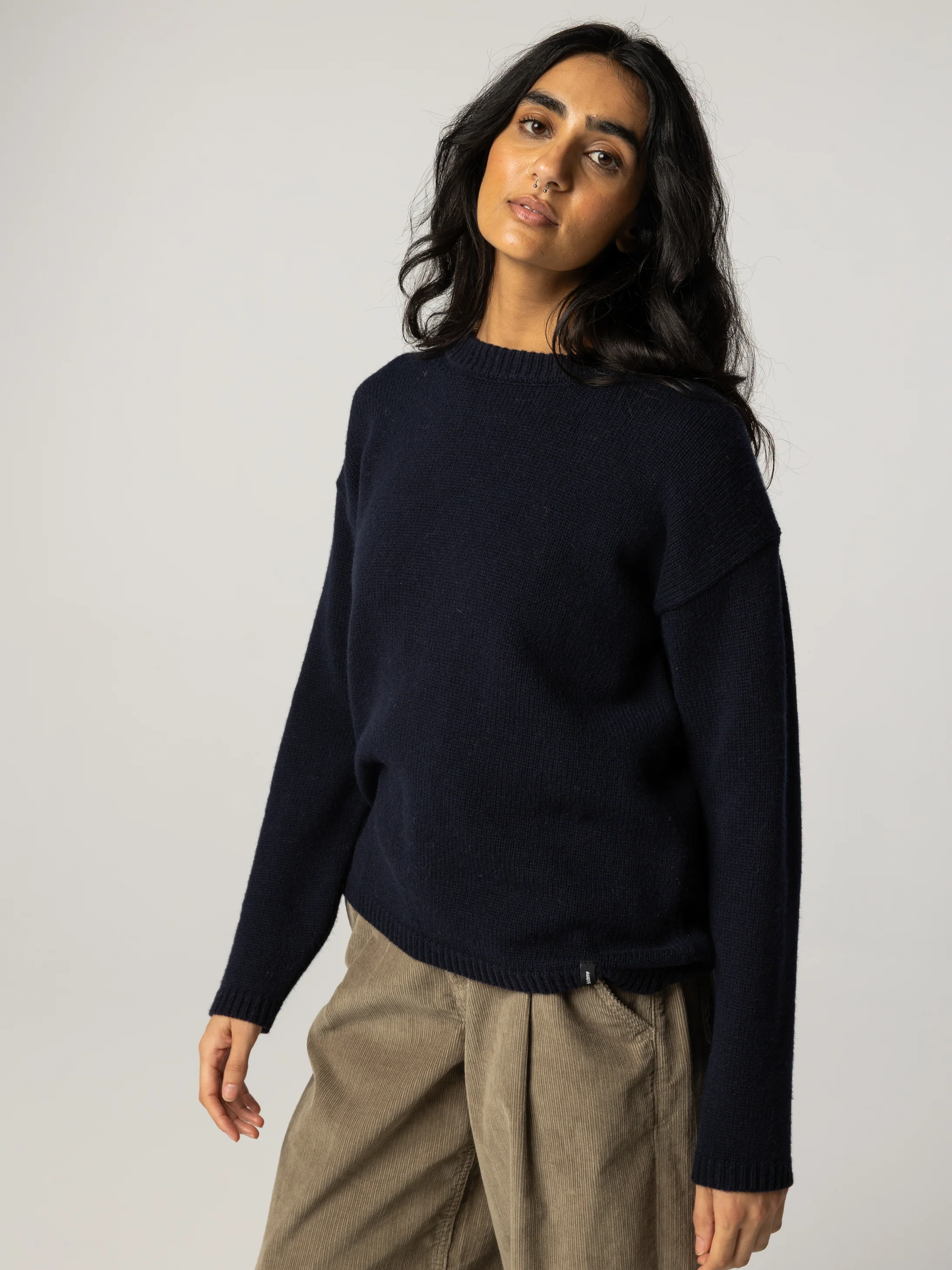 Women's Eva Contrast Stitch Jumper - Image 3