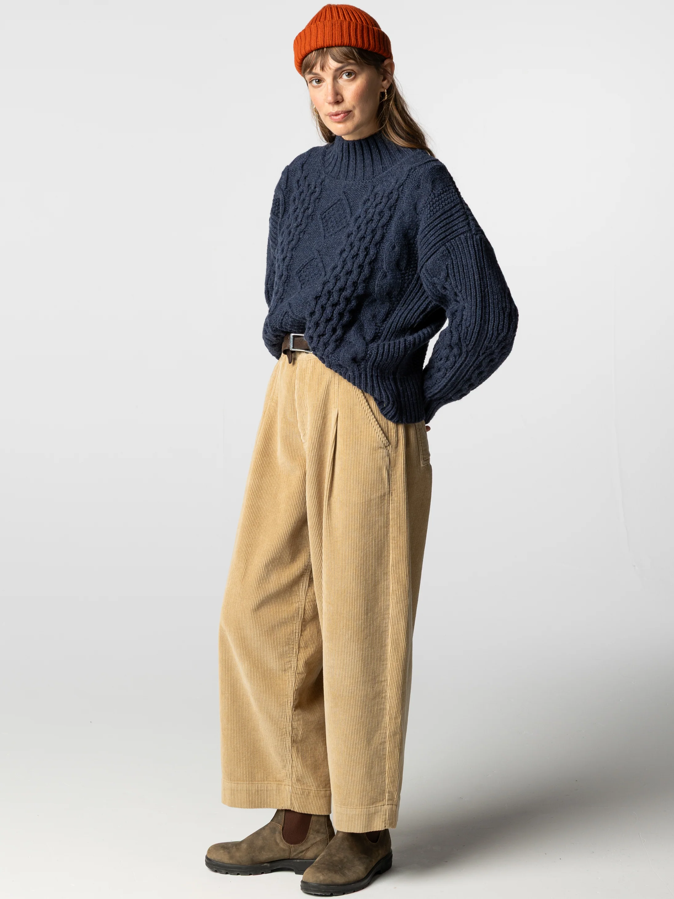 Women's Nova Aran Knit Jumper - Image 4