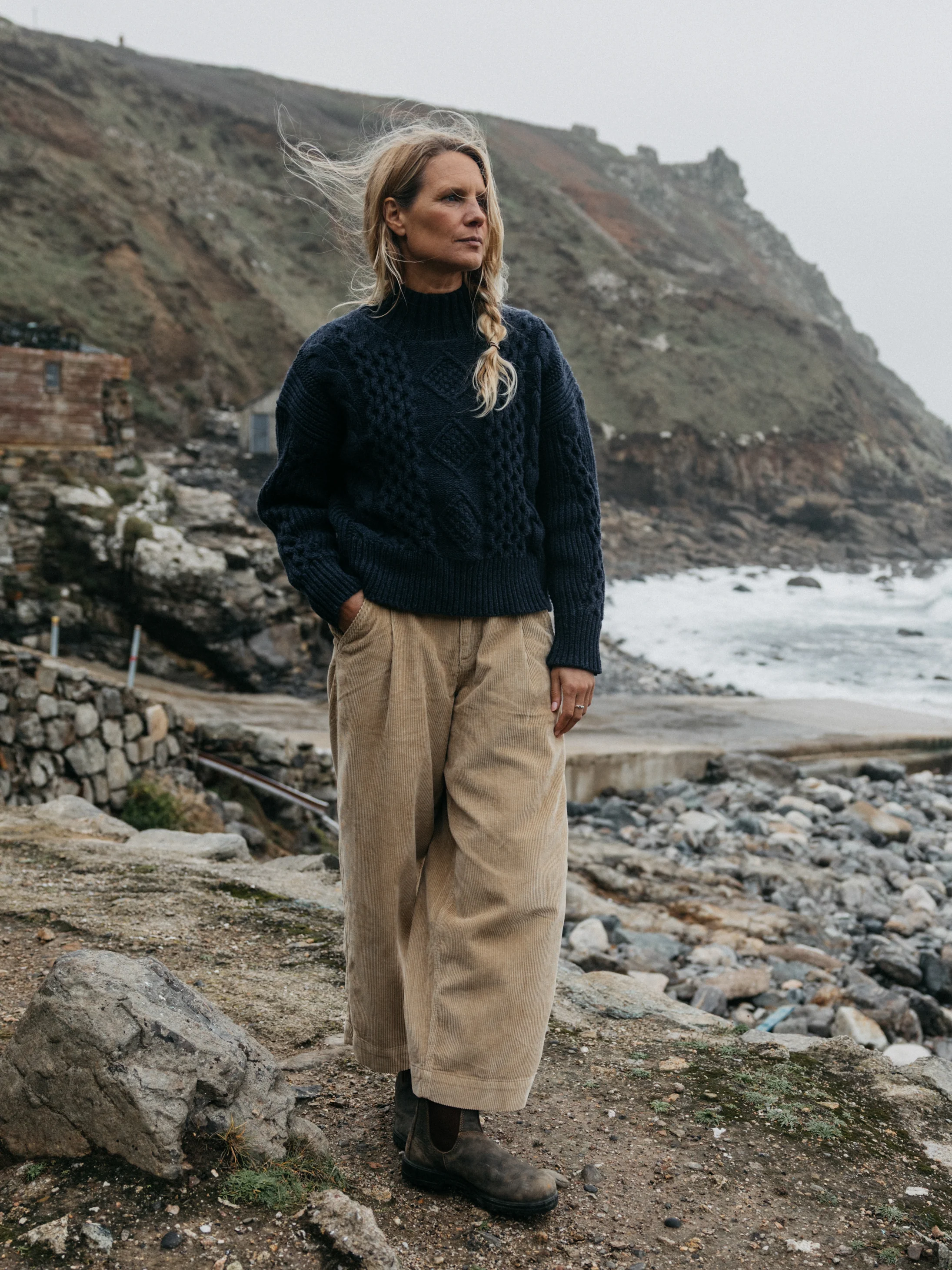 Women's Nova Aran Knit Jumper - Image 7